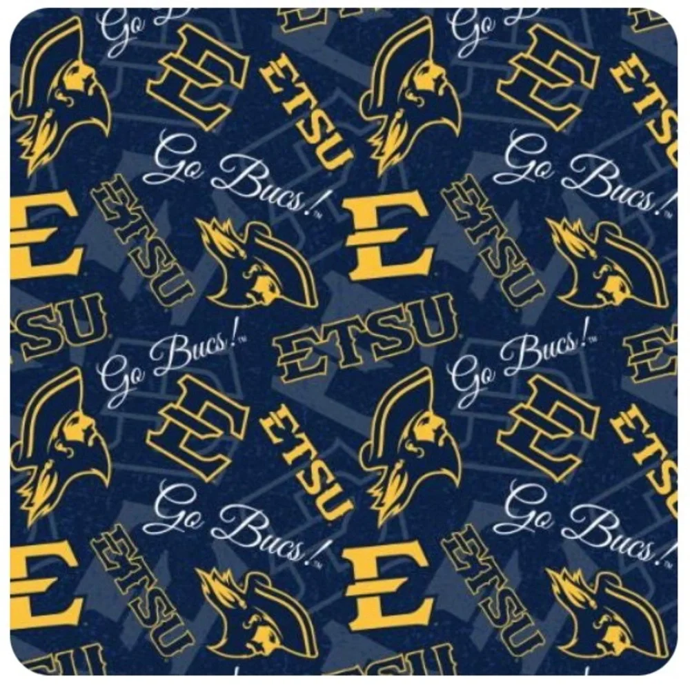 Navy Blue ETSU Hair Scrunchies Set